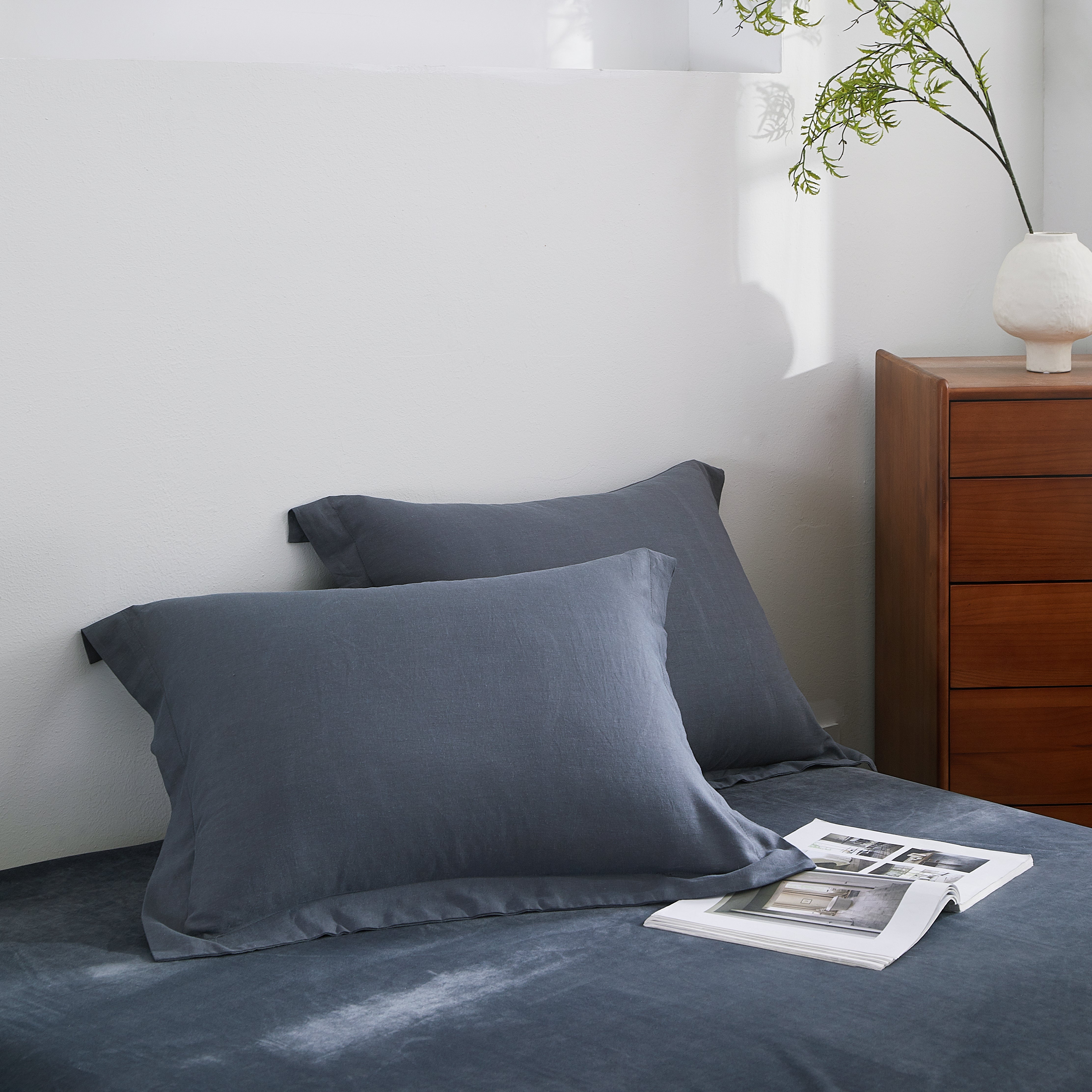 MyTickie Bamboo & Linen Pillow Shams