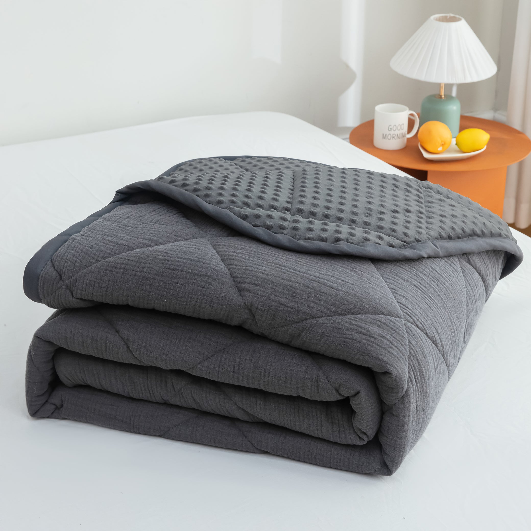 LUXE Steel Grey Comforter