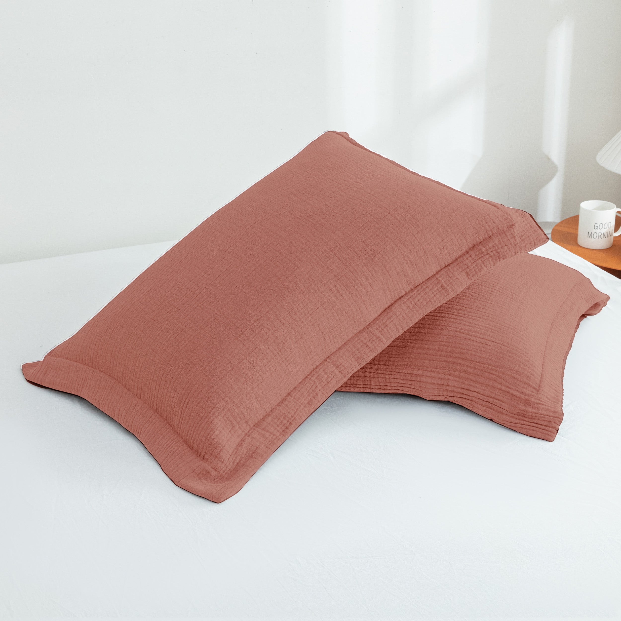LUXE Terracotta Pillow Sham Set