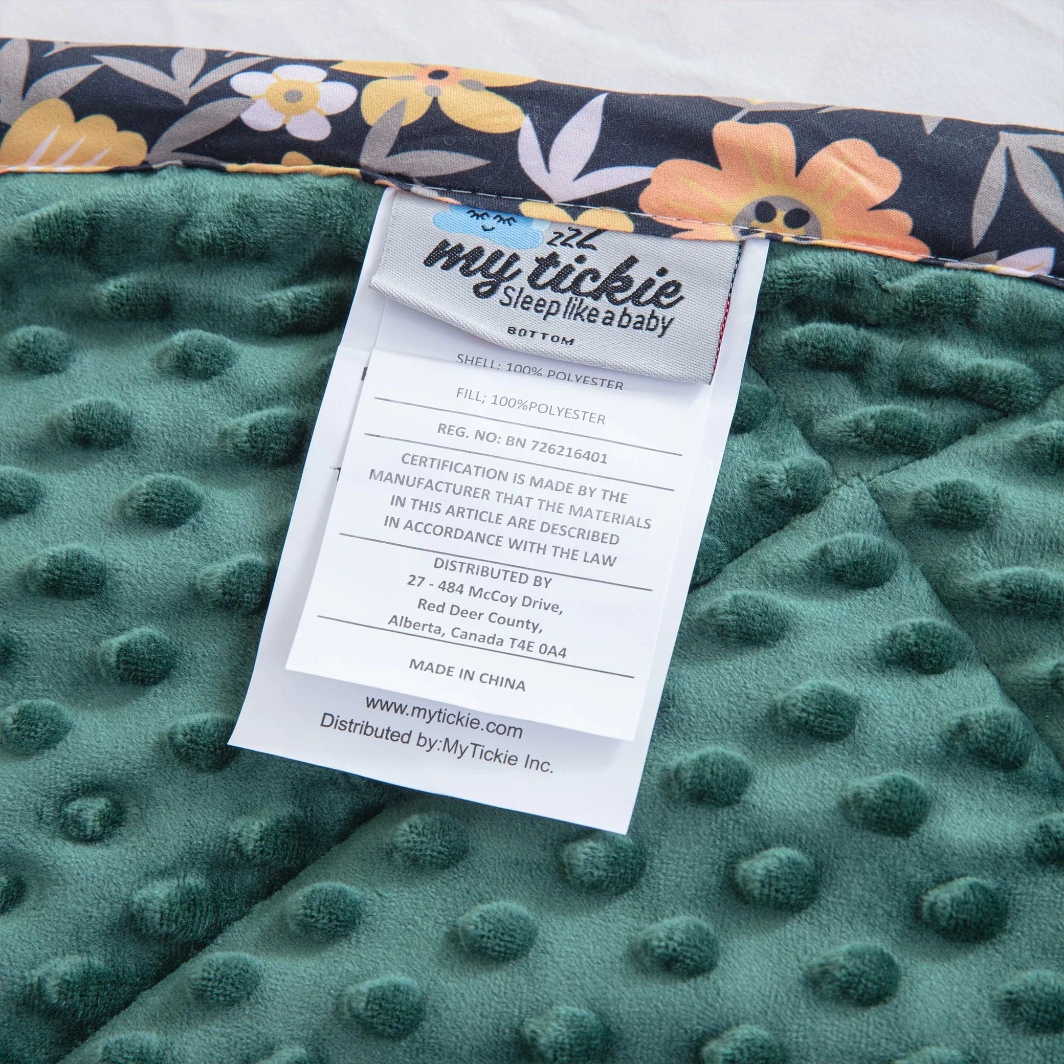 MyTickie Twilight Bloom Throw Blanket (60x44”)