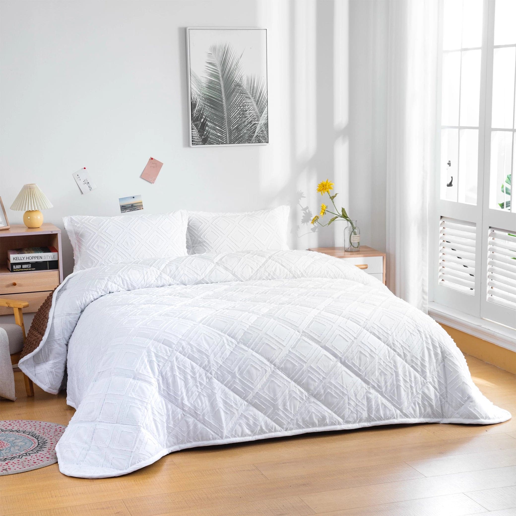 MyTickie White Mocha Comforter