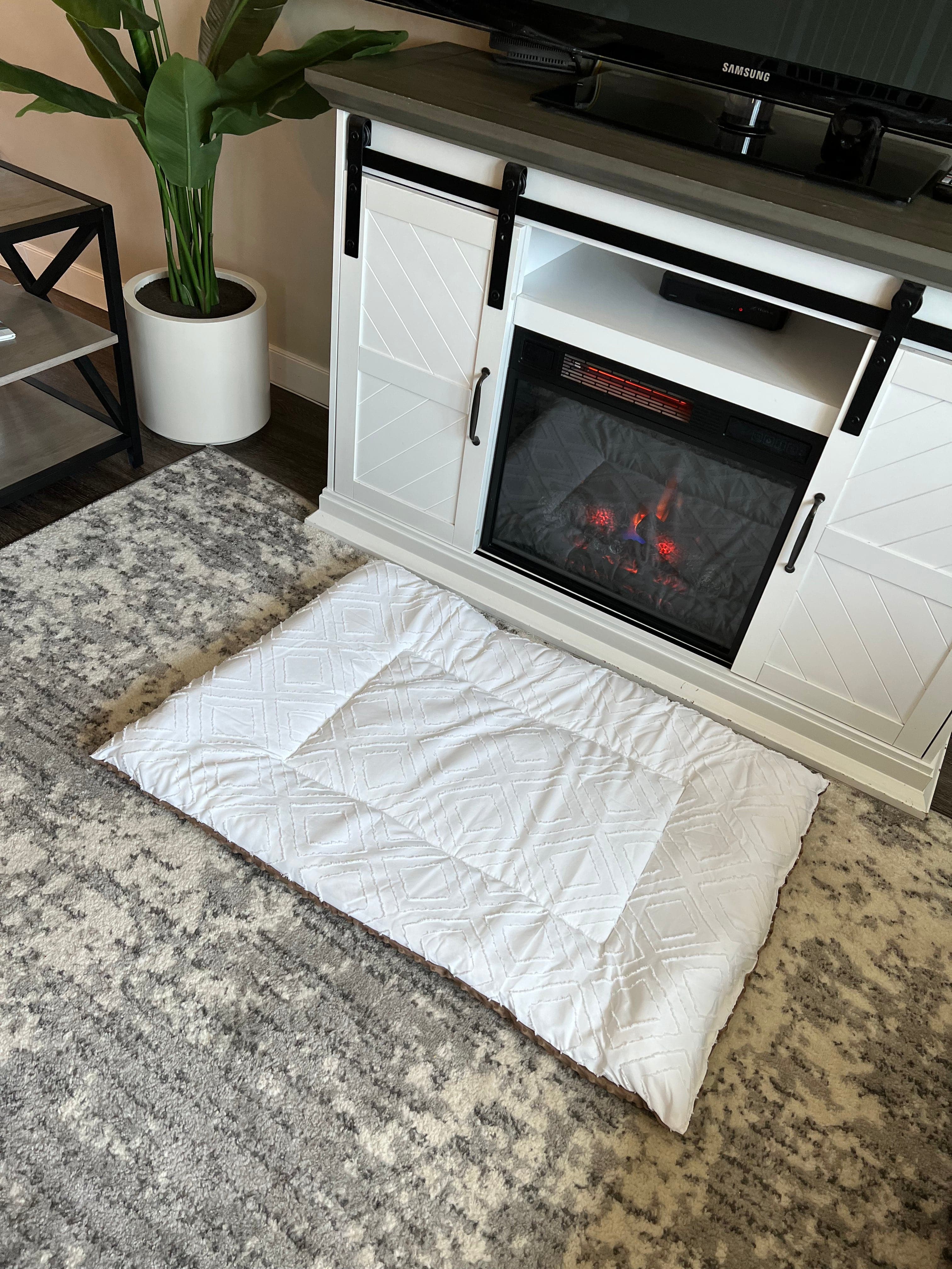 White Mocha Pet Bed Comforter