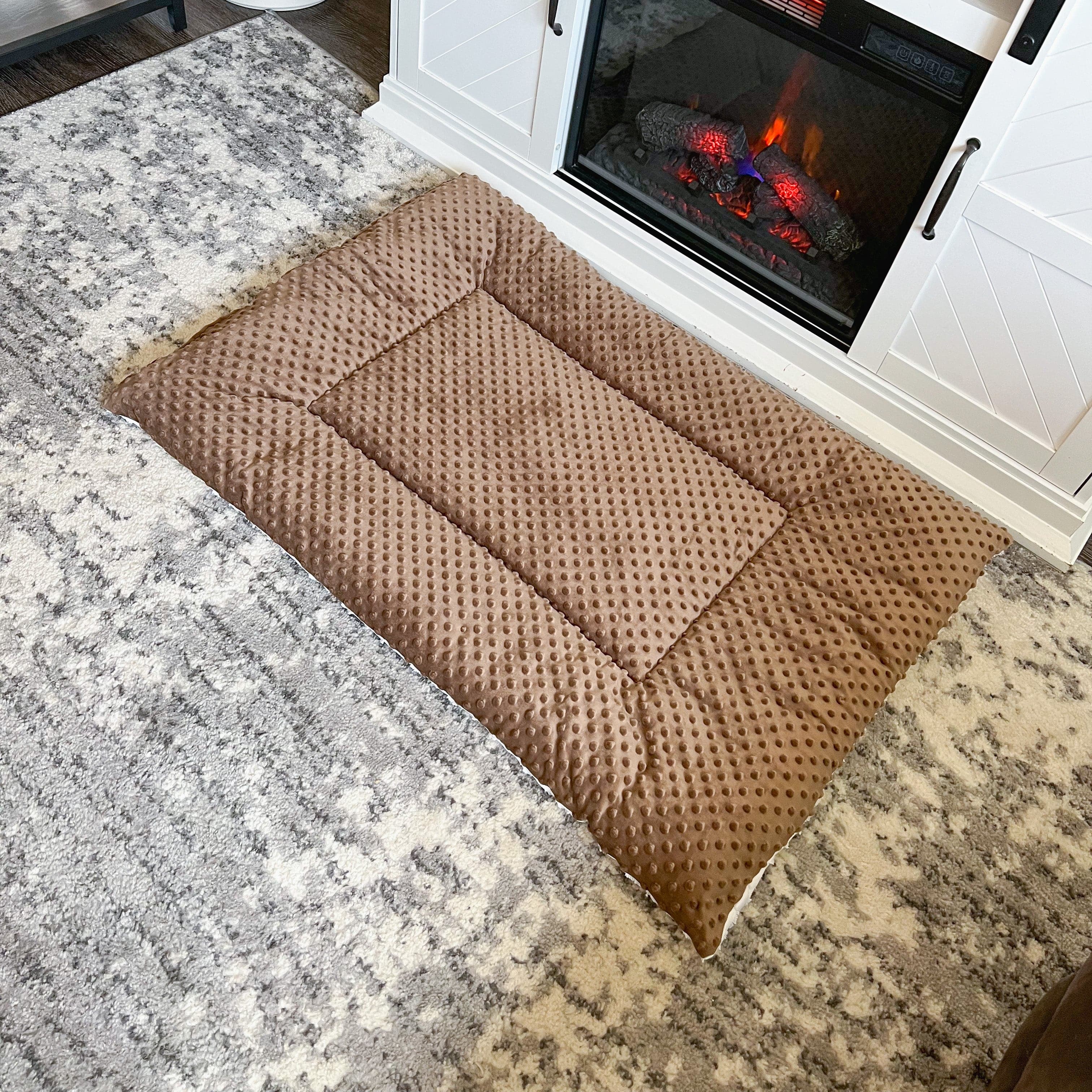 White Mocha Pet Bed Comforter