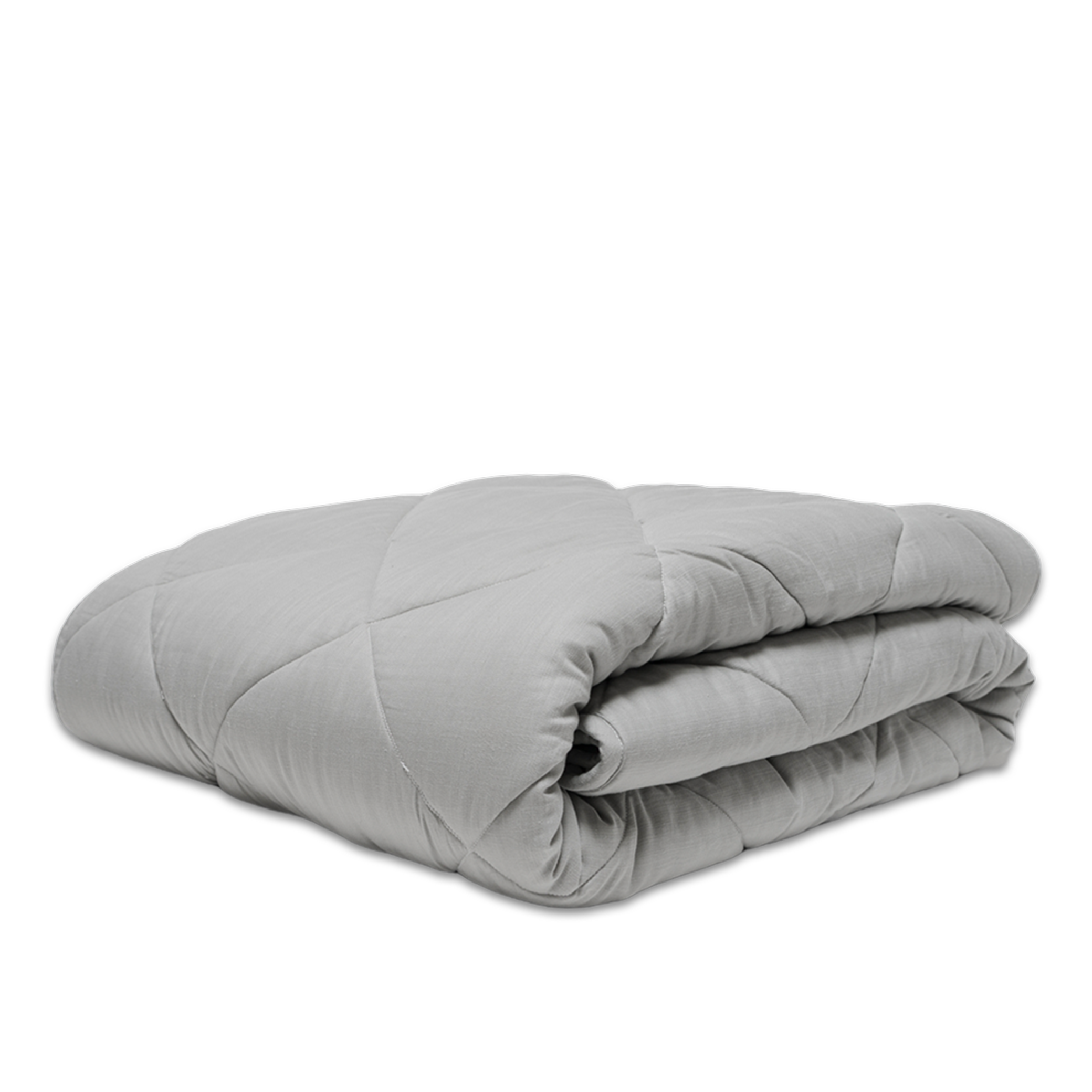 Quilted Grey Comforter