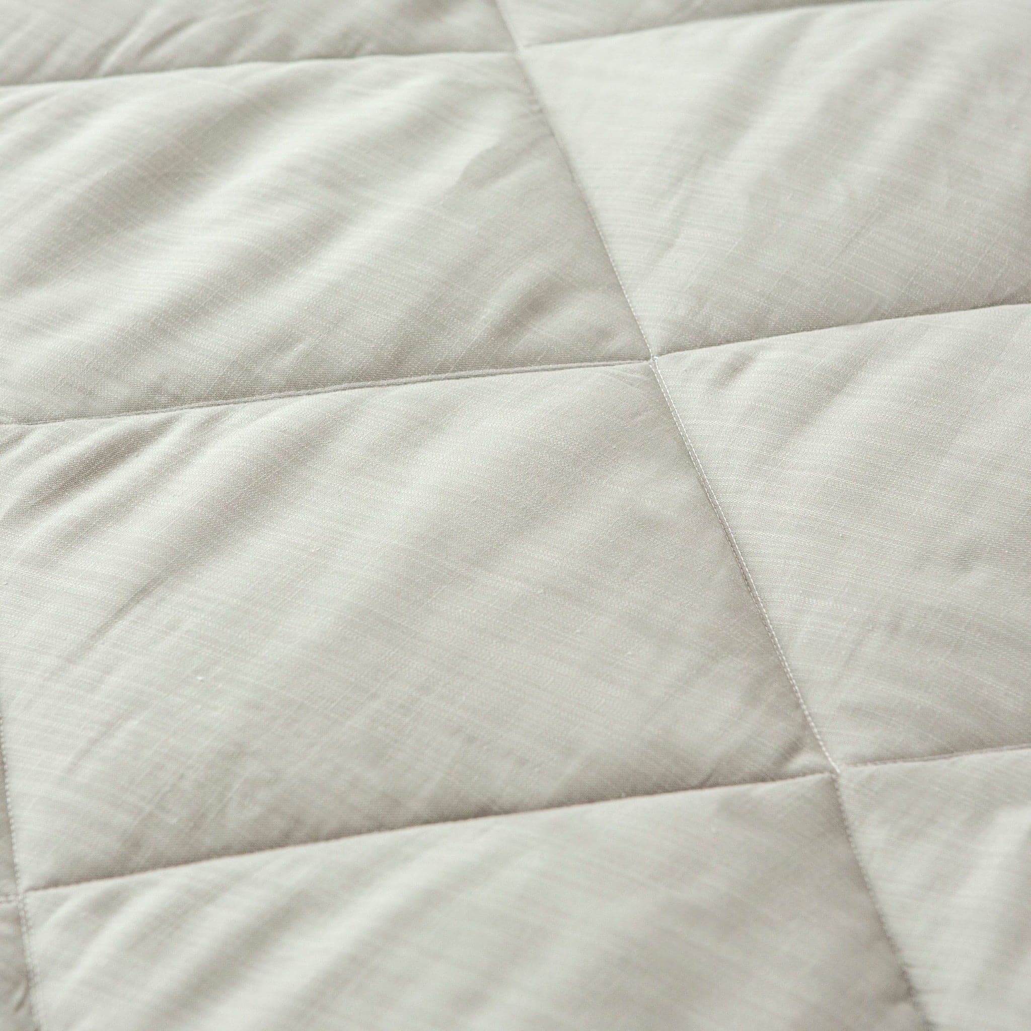 Quilted Grey Blanket