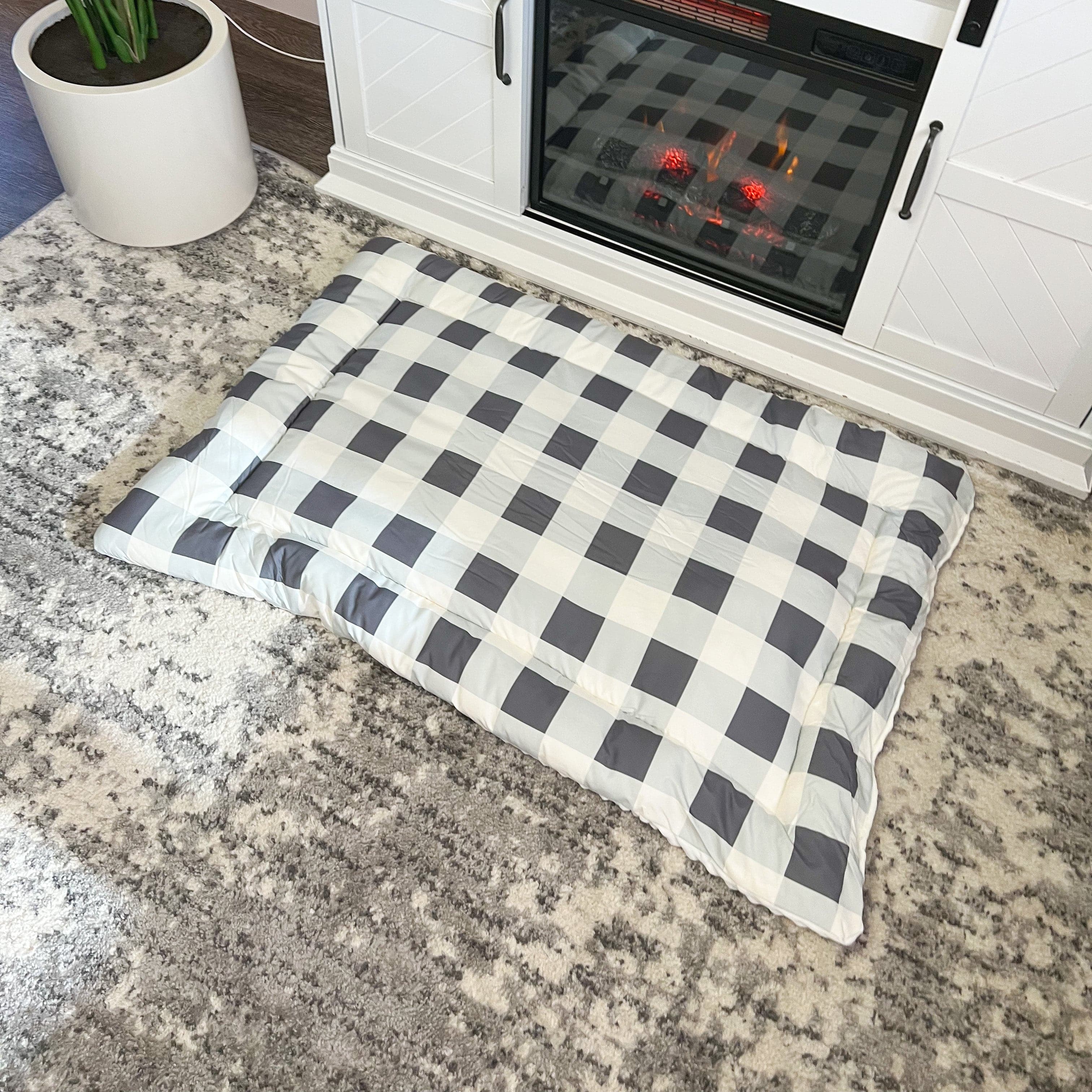 Check Me Out Grey Pet Bed Comforter