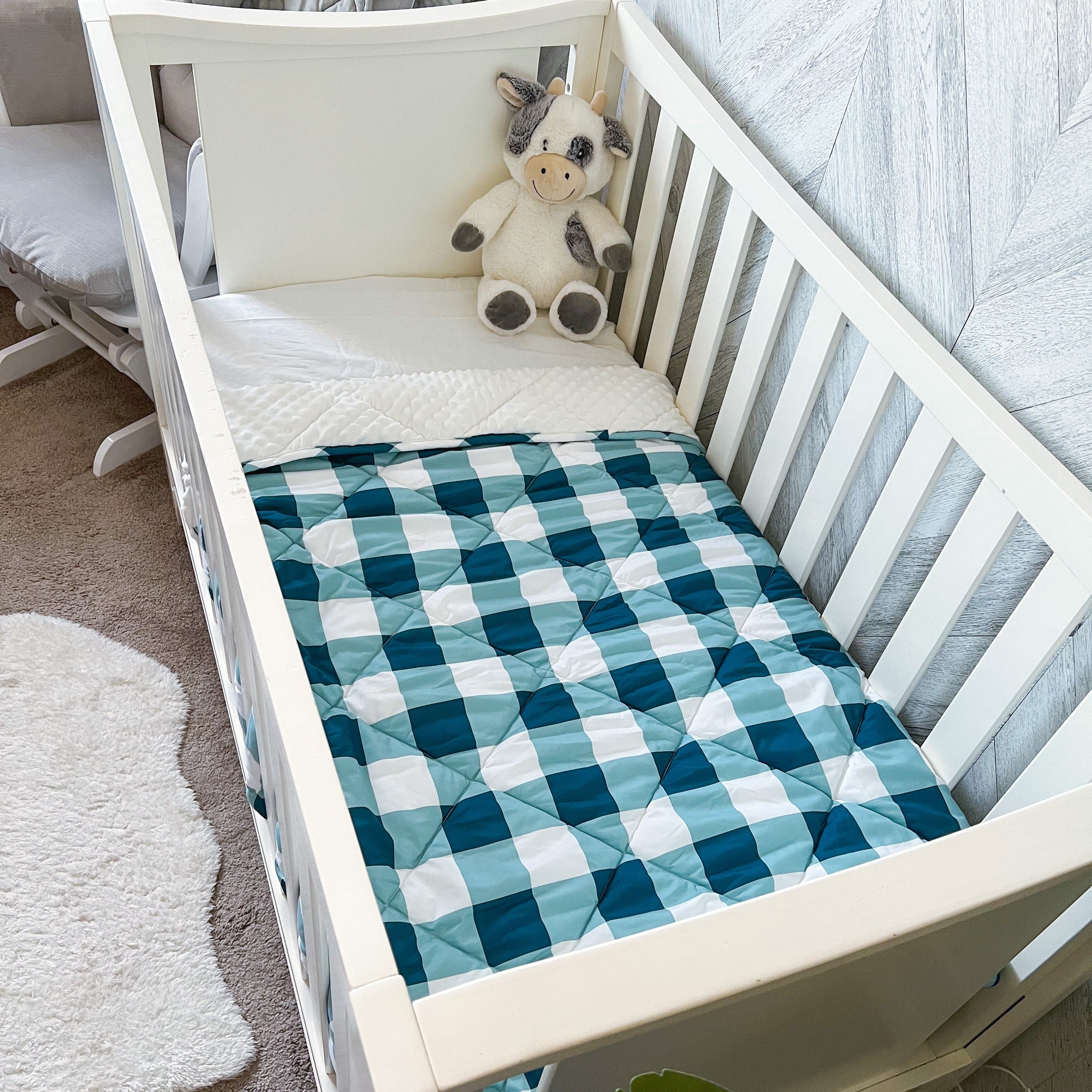 Check Me Out Blue Baby Comforter