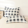 Load image into Gallery viewer, Check Me Out Grey Pillow Case Set
