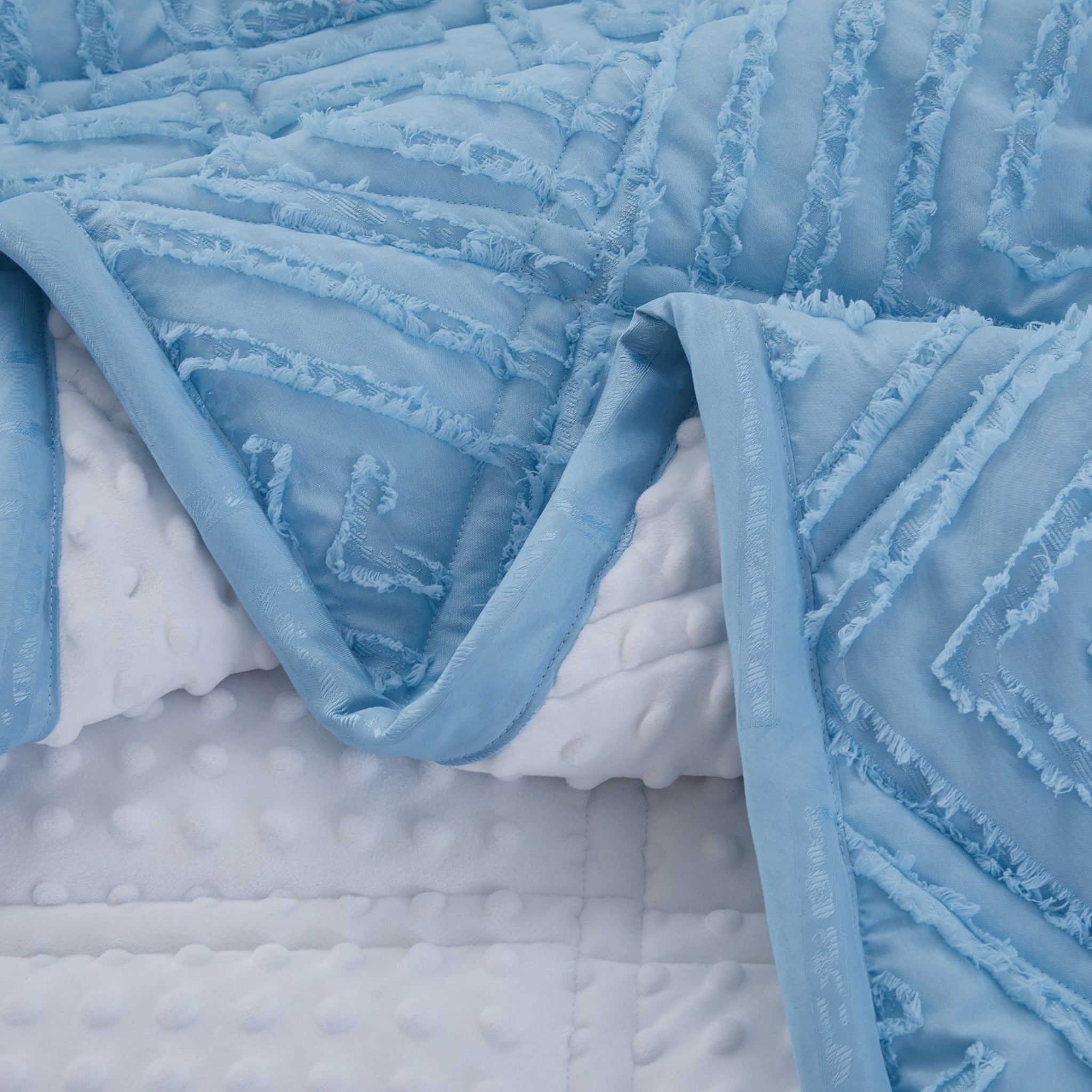 Mytickie Sky Blue & White Comforter