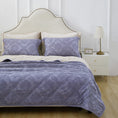 Load image into Gallery viewer, Mytickie Lavender & Beige Comforter
