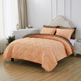 Load image into Gallery viewer, Mytickie Orange & Mocha Brown Comforter
