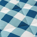 Load image into Gallery viewer, Check Me Out Blue Comforter
