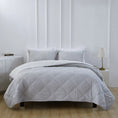 Load image into Gallery viewer, Mytickie  Ice Grey Pillow Shams (Set of 2)
