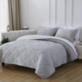 Load image into Gallery viewer, Mytickie  Ice Grey Pillow Shams (Set of 2)
