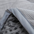 Load image into Gallery viewer, LUXE Grey Baby Blanket
