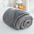 Load image into Gallery viewer, LUXE Grey Throw Blanket
