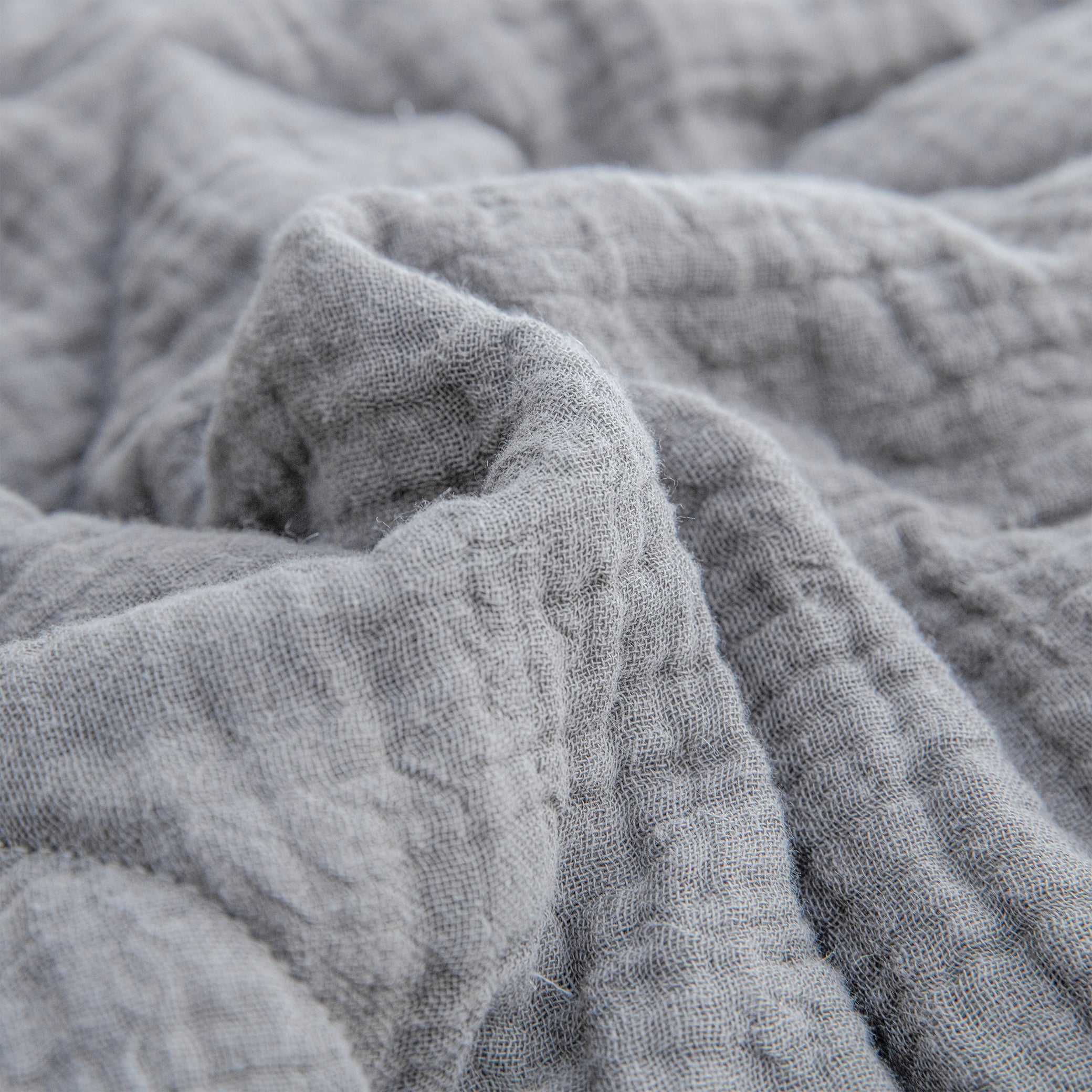 LUXE Grey Throw Blanket