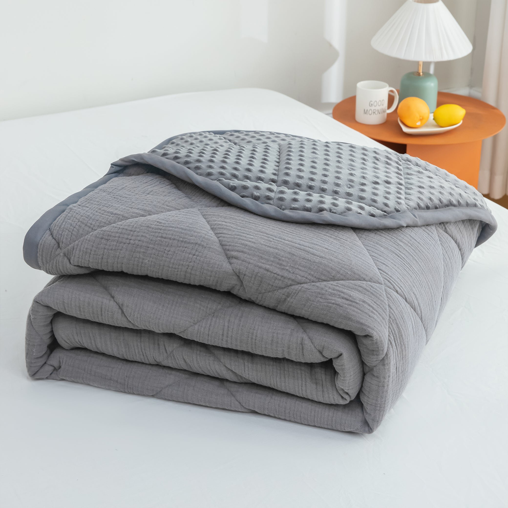 LUXE Grey Comforter
