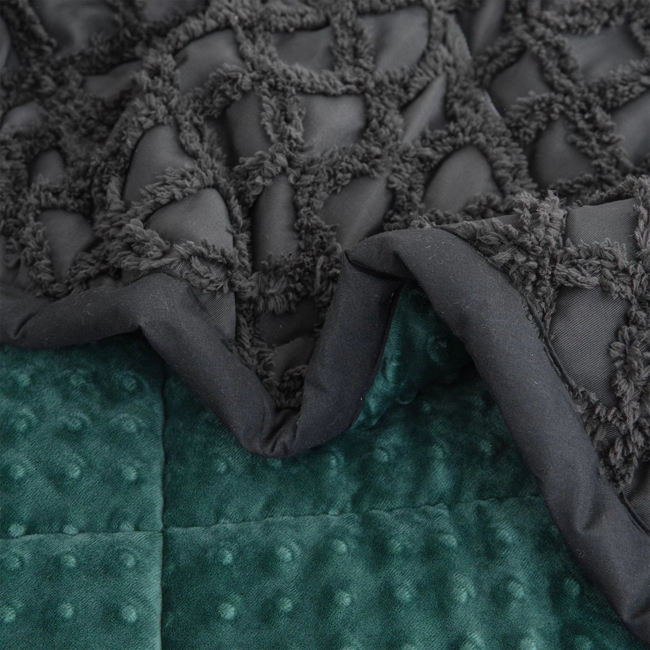 MyTickie Midnight Emerald Throw Blanket (60x44”)