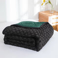 Load image into Gallery viewer, MyTickie Midnight Emerald Throw Blanket (60x44”)
