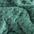 Load image into Gallery viewer, MyTickie Midnight Emerald Throw Blanket (60x44”)
