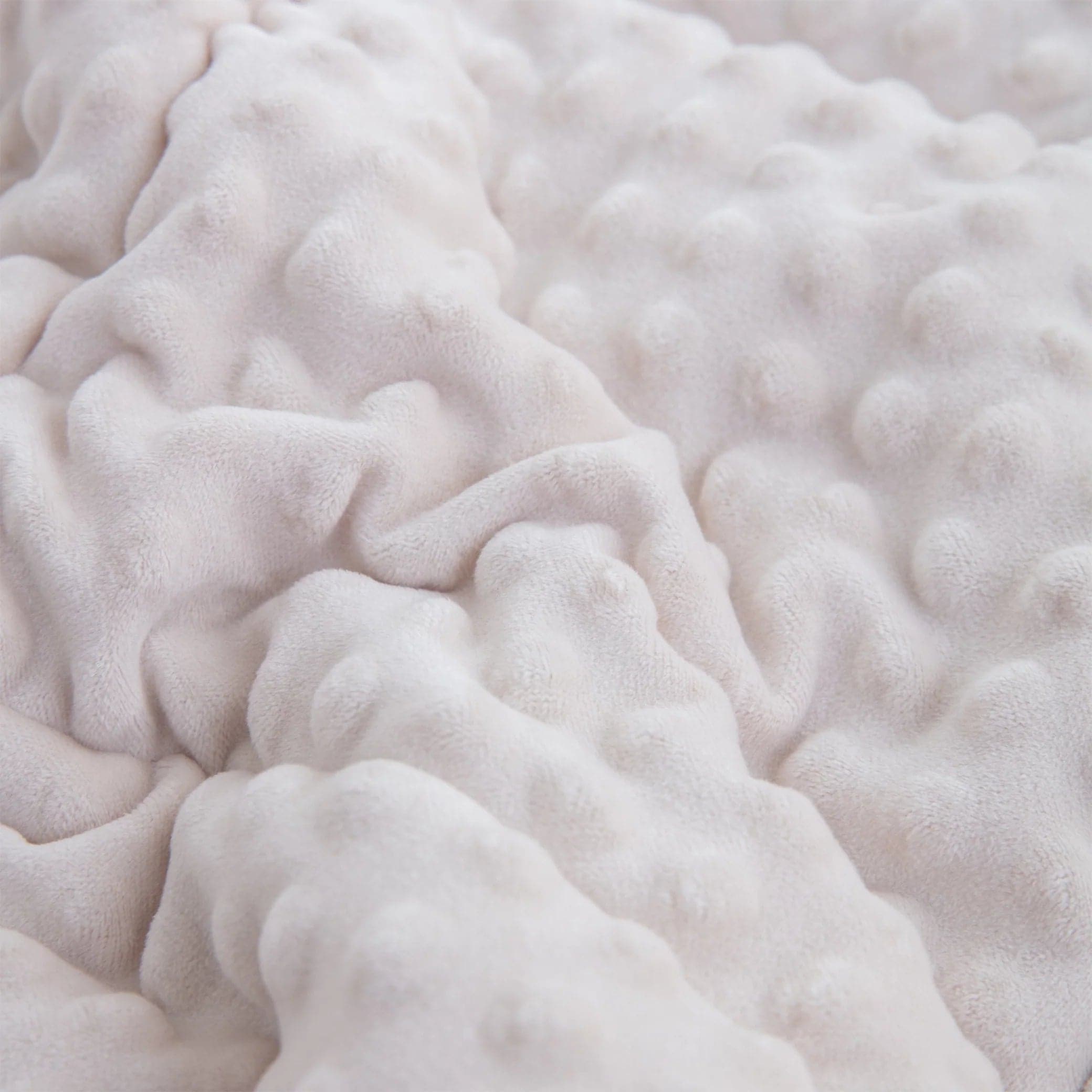 MyTickie Sage Cream Throw Blanket (60x44”)