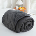 Load image into Gallery viewer, LUXE Steel Grey Throw Blanket
