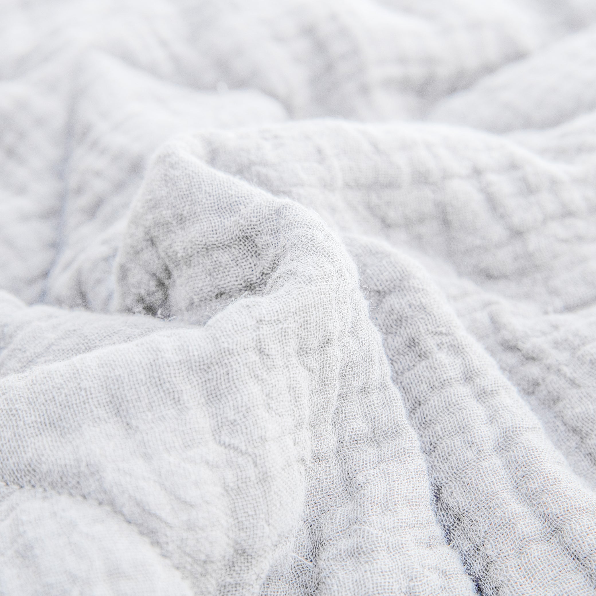 LUXE White Baby Blanket