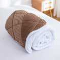 Load image into Gallery viewer, MyTickie White Mocha Throw Blanket (60x44”)
