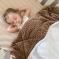 Load image into Gallery viewer, White Mocha Baby Comforter
