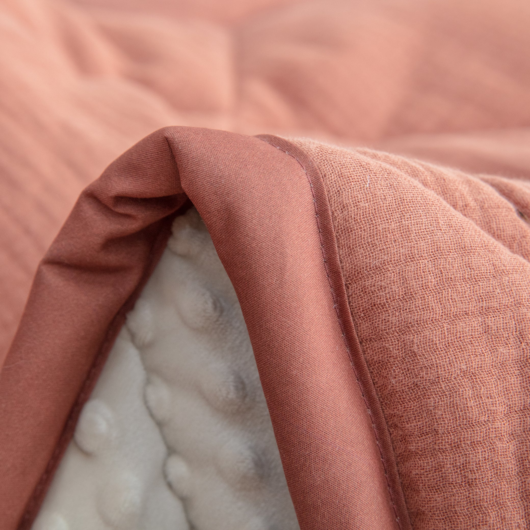 LUXE Terracotta Baby Blanket
