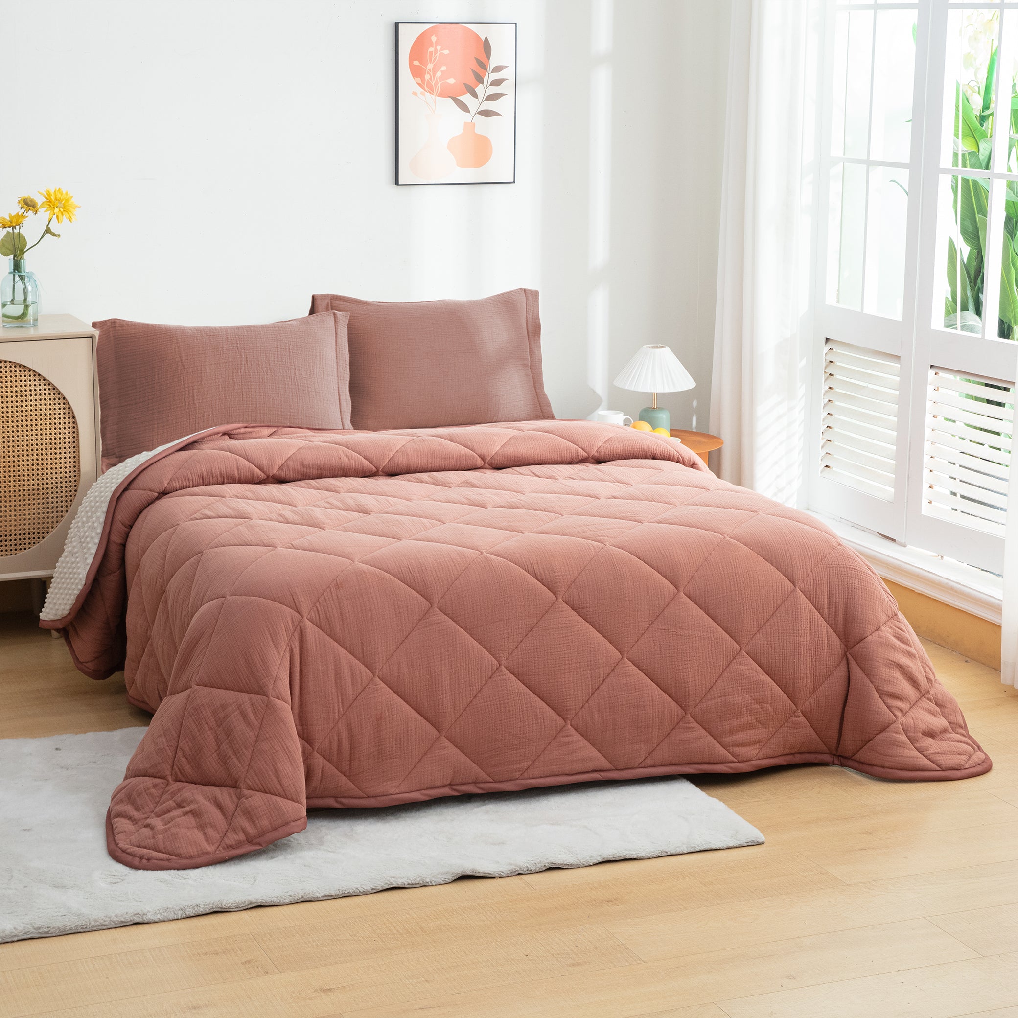LUXE Terracotta Comforter