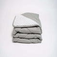 Load image into Gallery viewer, Tickie Quilted Grey Baby Comforter
