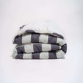 Load image into Gallery viewer, Check Me Out Grey Baby Comforter
