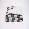 Load image into Gallery viewer, Check Me Out Grey Baby Blanket
