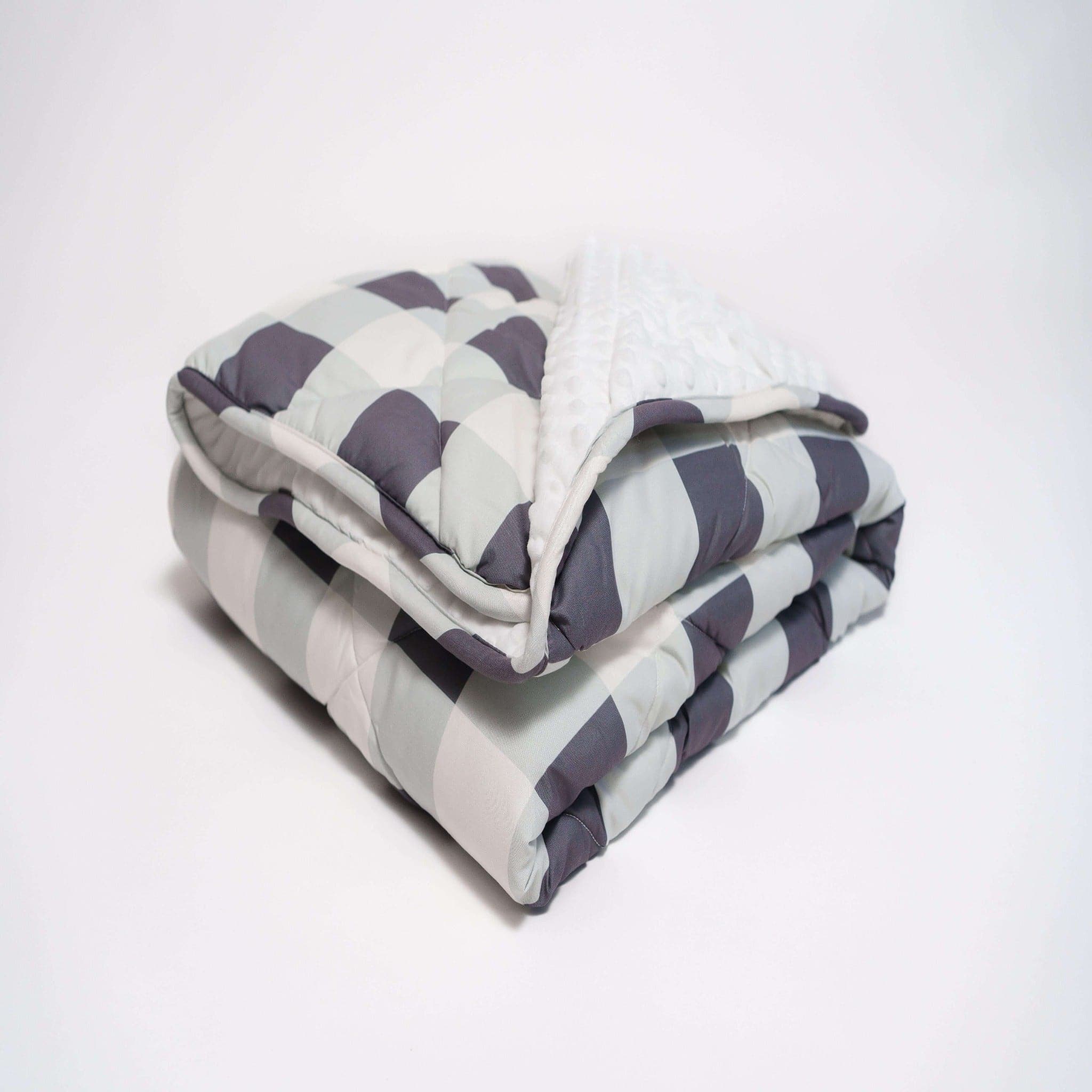 Tickie Check Me Out Grey Baby Comforter