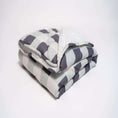 Load image into Gallery viewer, Tickie Check Me Out Grey Baby Comforter
