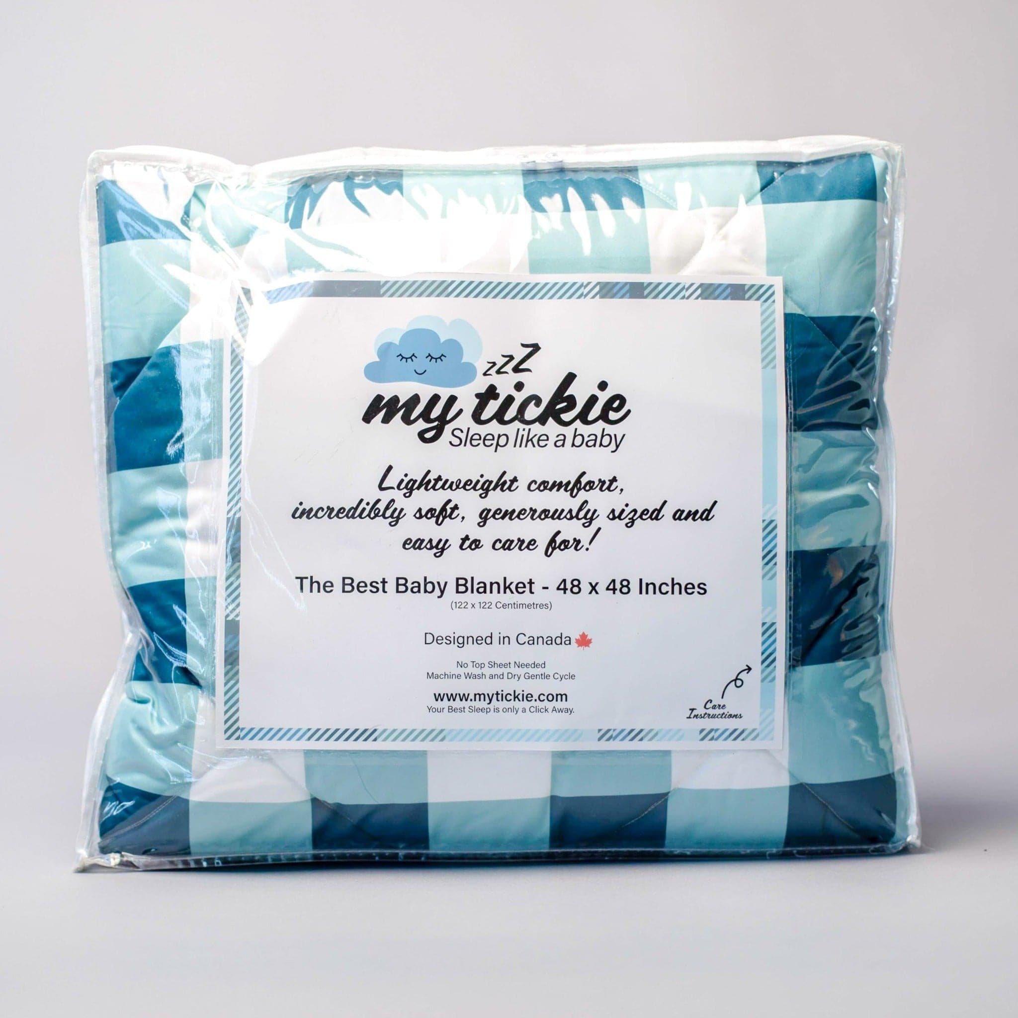 Check Me Out Blue Baby Comforter