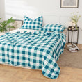 Load image into Gallery viewer, Check Me Out Blue Comforter and Pillows
