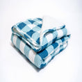 Load image into Gallery viewer, My Tickie Check Me Out Blue Baby Comforter
