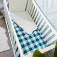 Load image into Gallery viewer, Check Me Out Blue Baby Comforter
